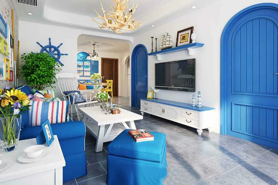 于都地中海别墅风格装修设计，在家体验异域风情